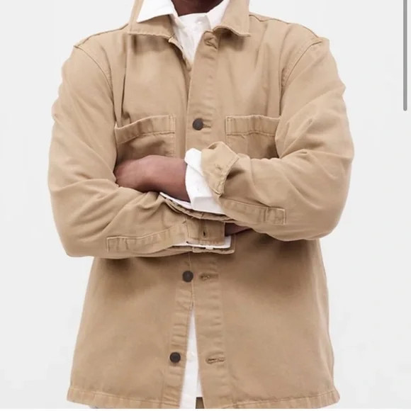 GAP Men's Utility Overshirt - Picture 7 of 8